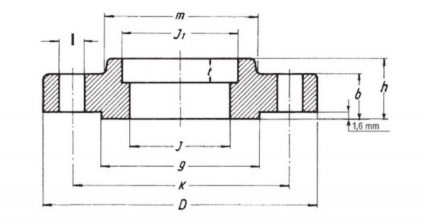 Socket flanges to be welded class 150-ANSI B 16.5 FLANGES