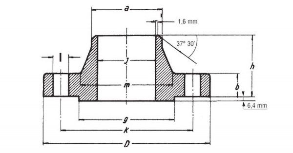 Butt weld flanges class 400-ANSI B 16.5 FLANGES