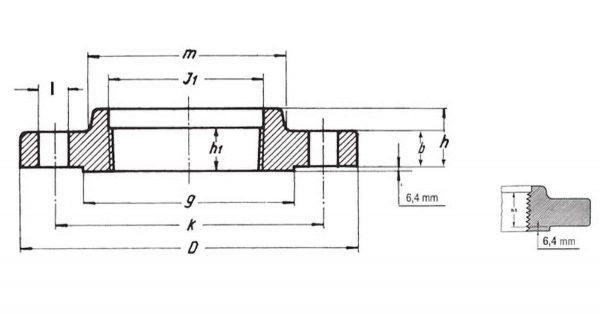 Threaded flanges class 2500 -ANSI B 16.5 FLANGE